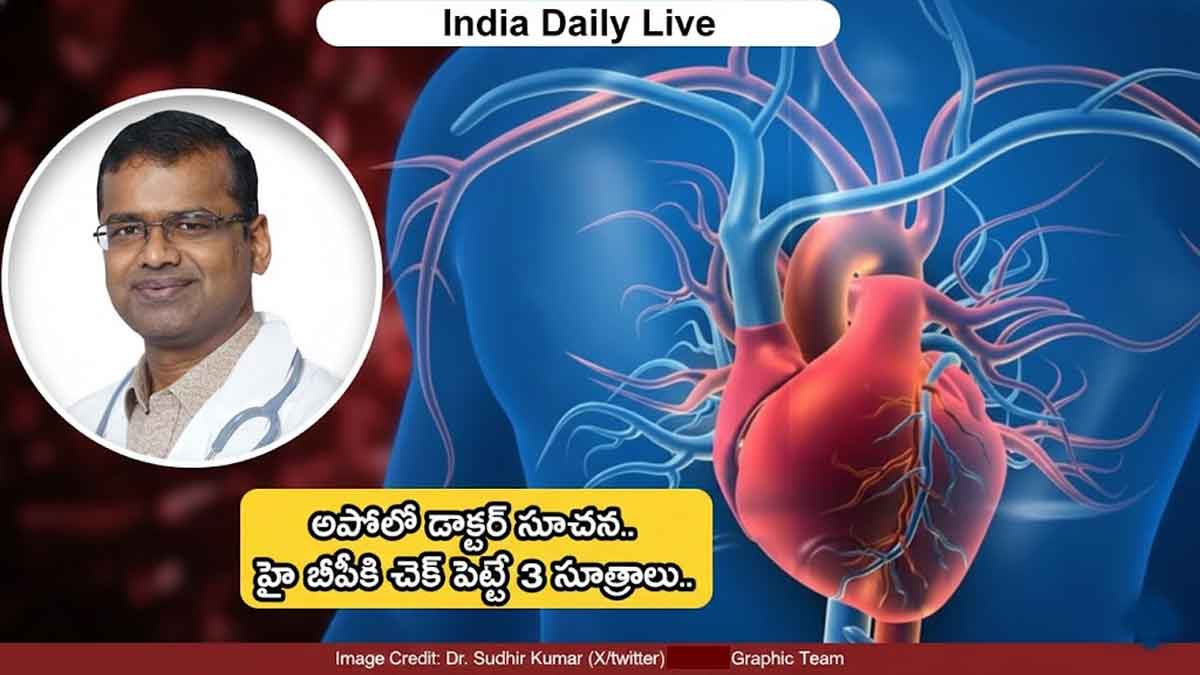 Dr. Sudhir Kumar Apollo Hyderabad heart health tips in Telugu