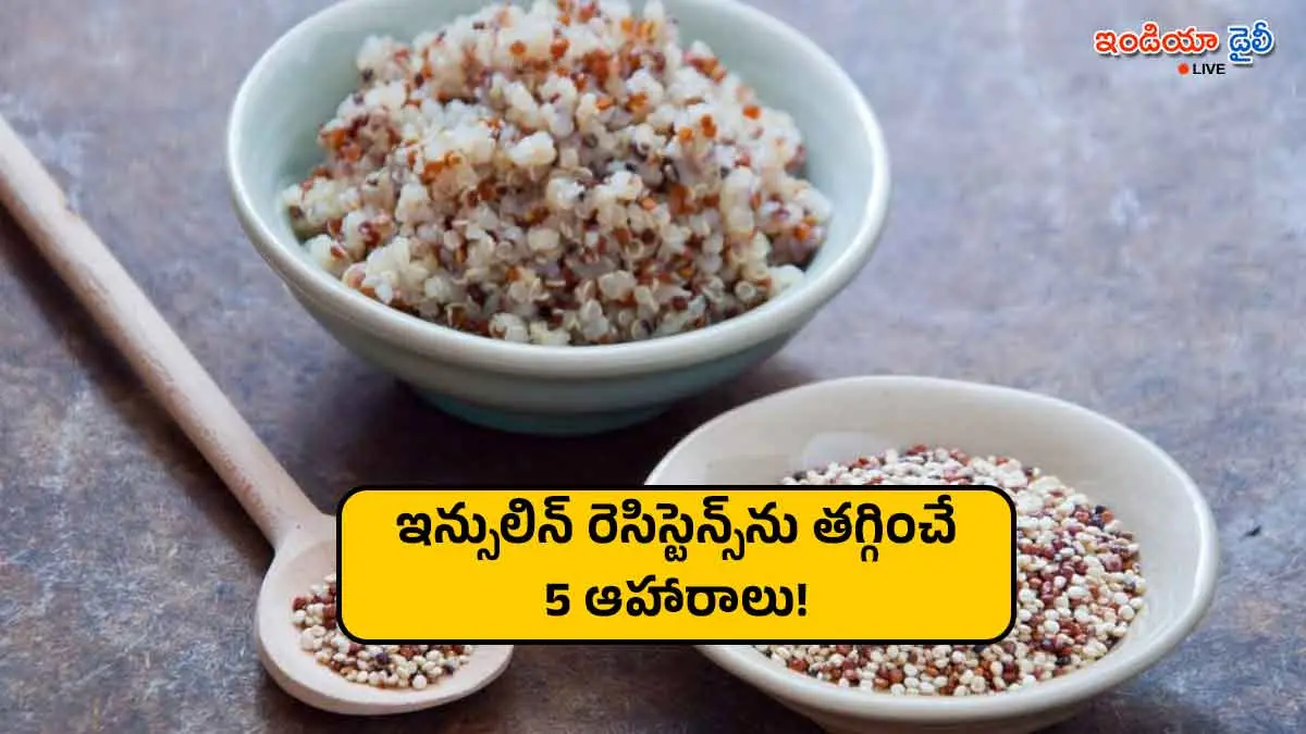 5 nutritionist-recommended foods to reduce insulin resistance and manage diabetes.