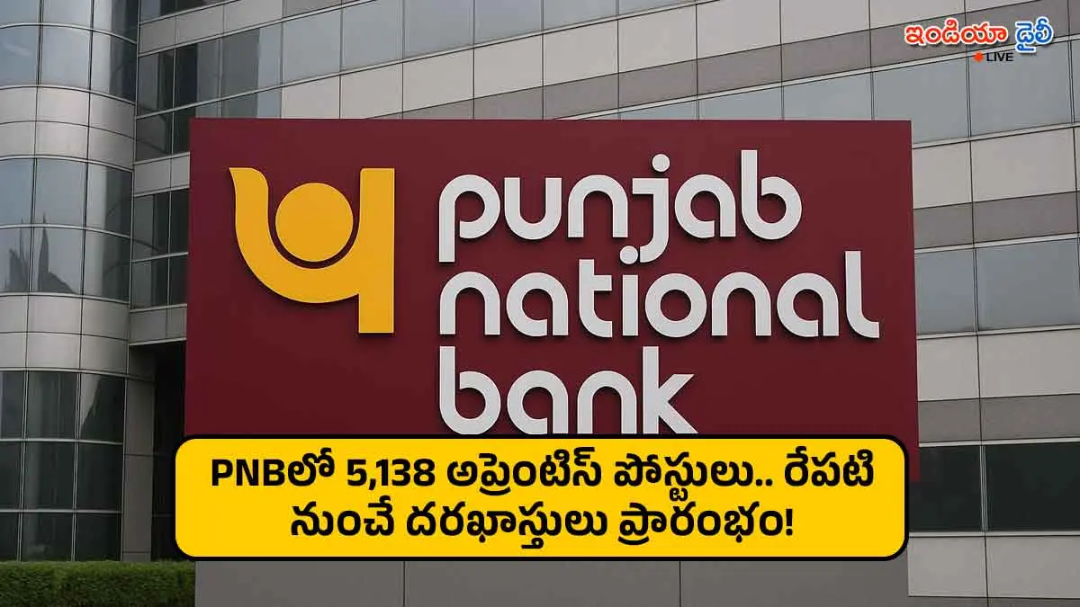 PNB Apprentice recruitment 2026 notification for 5138 posts.
