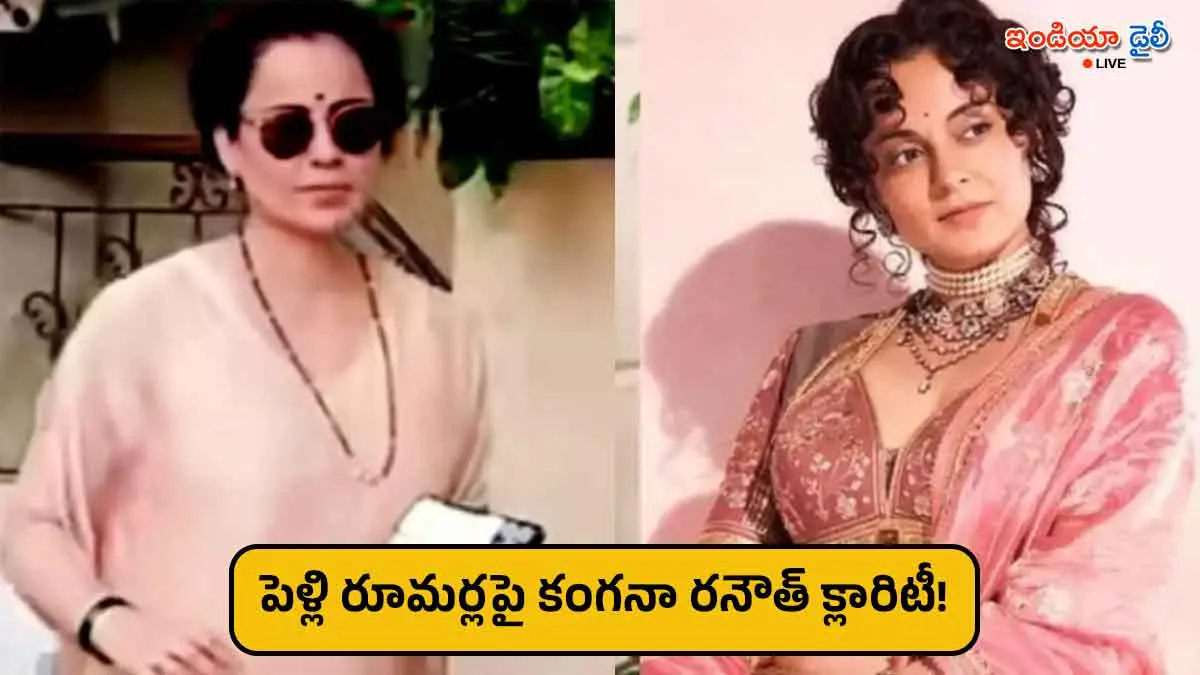 Actress Kangana Ranaut in a traditional married woman look from her movie shoot.
